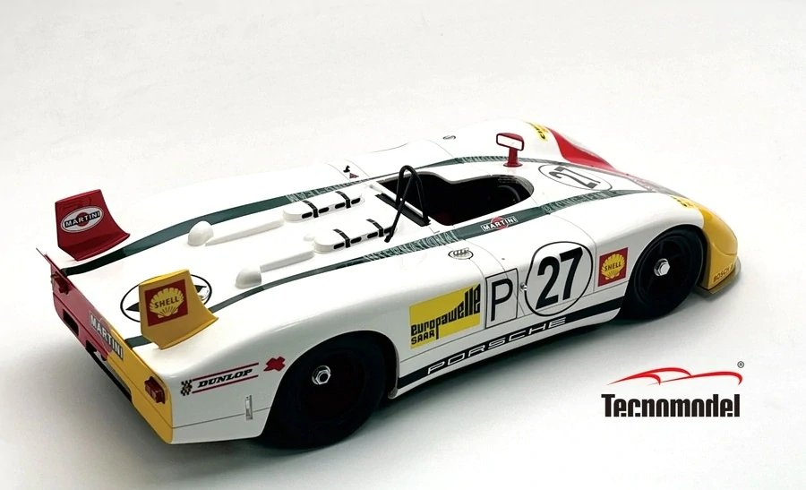 Porsche 908/02 3.0L Flunder Spider Martini International Racing #27 Marko/Lins 3rd 24H Le Mans 1970 1:18 Tecnomodel