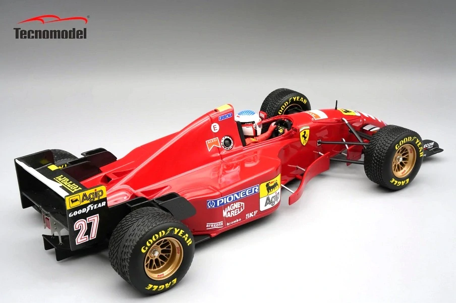 Ferrari F1 412T2 #27 J.Alesi Japan GP 1995 with Rain Tyres and Pilot Figure 1:18 Tecnomodel