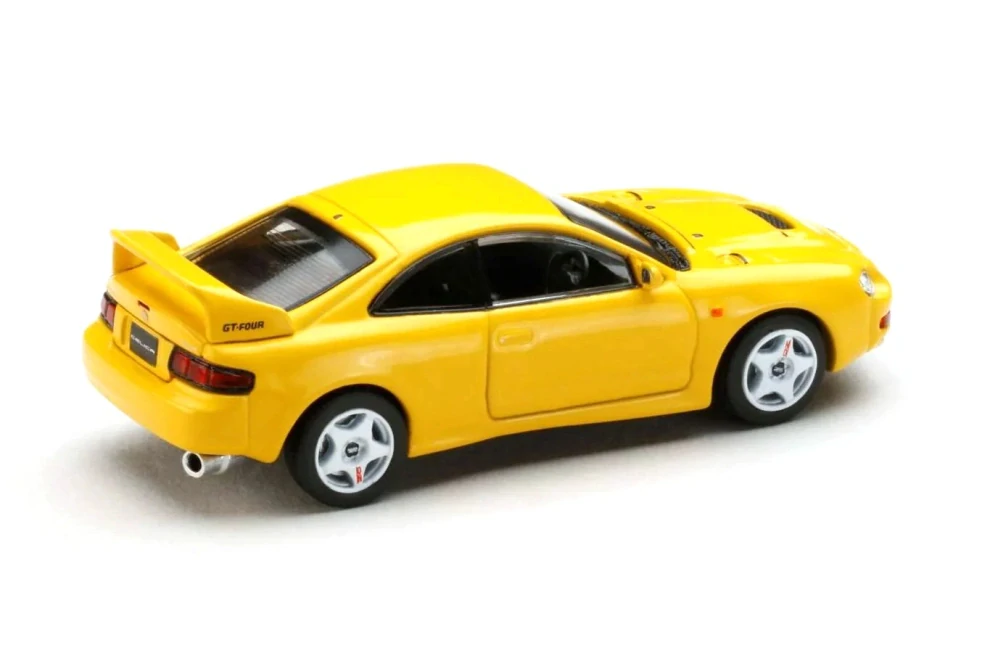 Toyota Celica GT-Four ST205 JDM Style super bright yellow 1:64 Hobby Japan