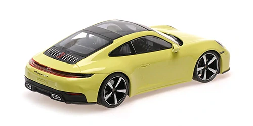 Porsche 911 (992.2) Carrera Coupe 2024 yellow metallic 1:18 Minichamps