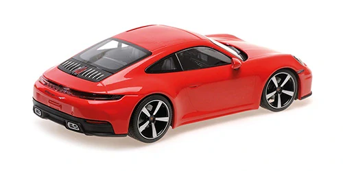 Porsche 911 (992.2) Carrera Coupe 2024 red 1:18 Minichamps