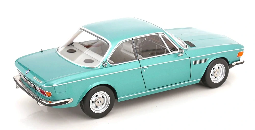 BMW 3.0 CSi E9 Coupe 1971 turquoise metallic 1:12 KK Scale