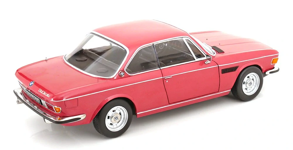 BMW 3.0 CSi E9 Coupe 1971 red metallic 1:12 KK Scale