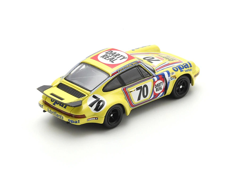 Porsche 911 Carrera RSR #70 Touroul/Cachia/Rua 24H Le Mans 1974 1:64 Spark