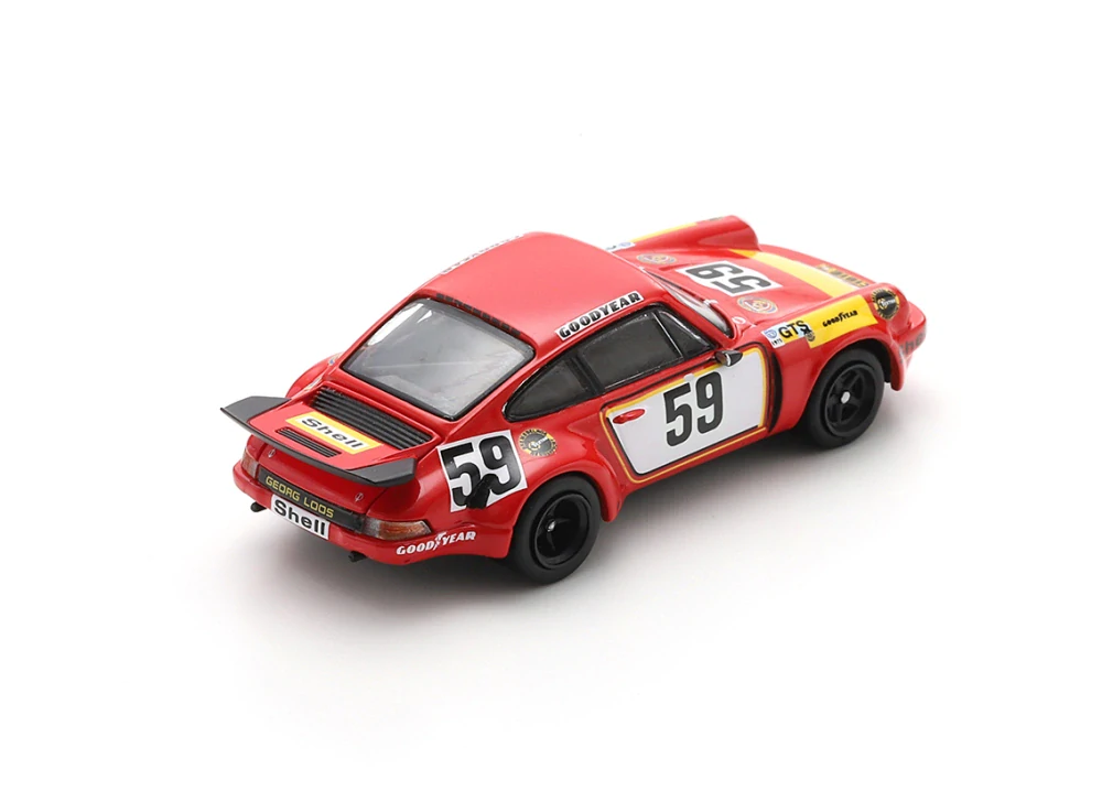 Porsche 911 Carrera RSR #59 Schenken/Ganley 24H Le Mans 1975 1:64 Spark