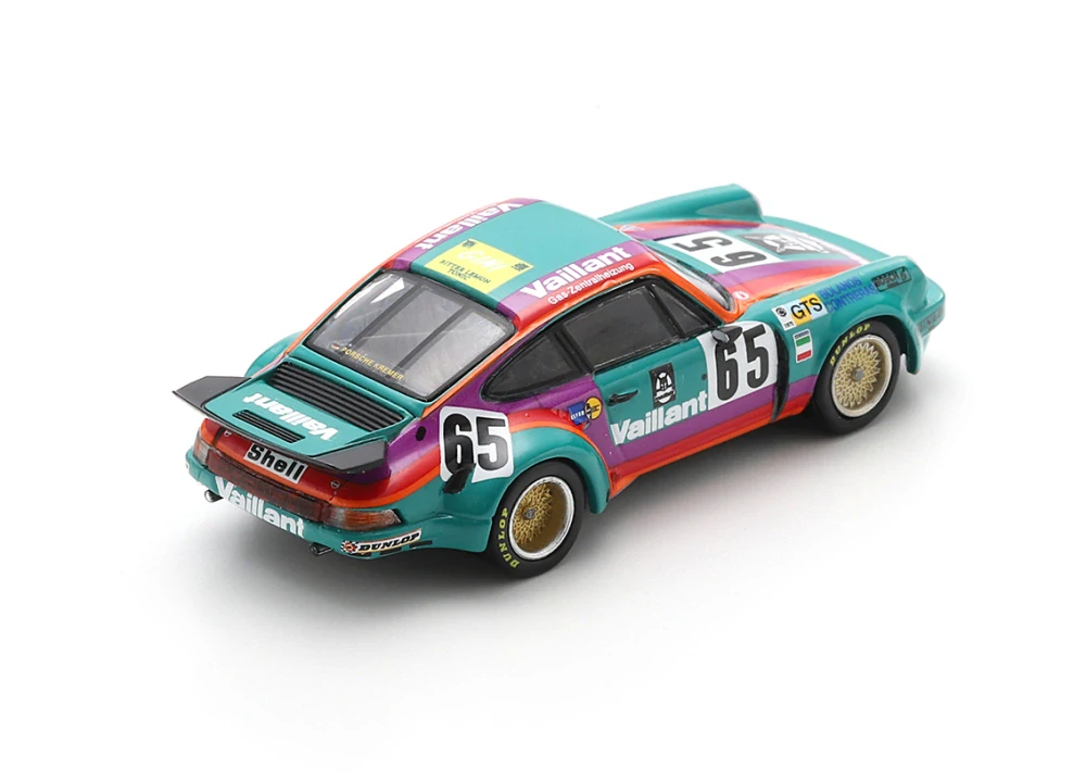 Porsche 911 Carrera RSR #65Sprowls/Bolanos/Contreras 24H Le Mans 1975 1:64 Spark