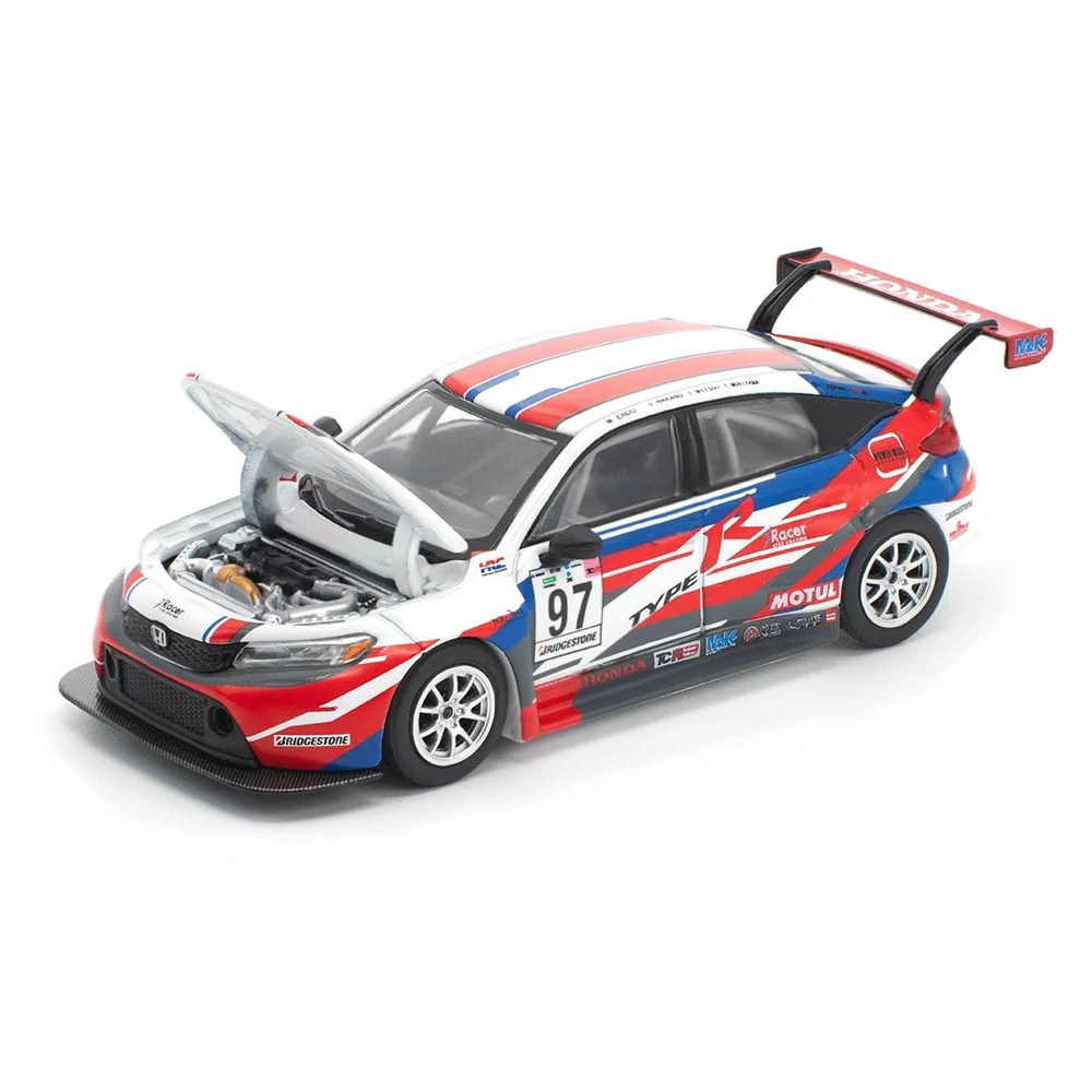 Honda Civic Type-R (FL5) TCR M&K Racing white/blue/red 1:64 Pop Race