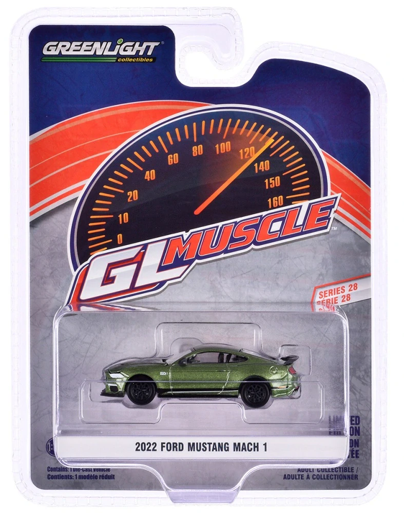 Ford Mustang Mach 1 2022 *Muscle Series 28* eruption green 1:64 Greenlight