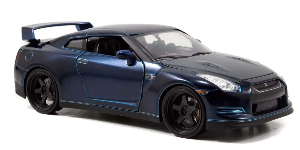 Nissan Skyline GT-R (R35) Brian's *Fast & Furious* 7 2009 blue 1:24 Jada Toys
