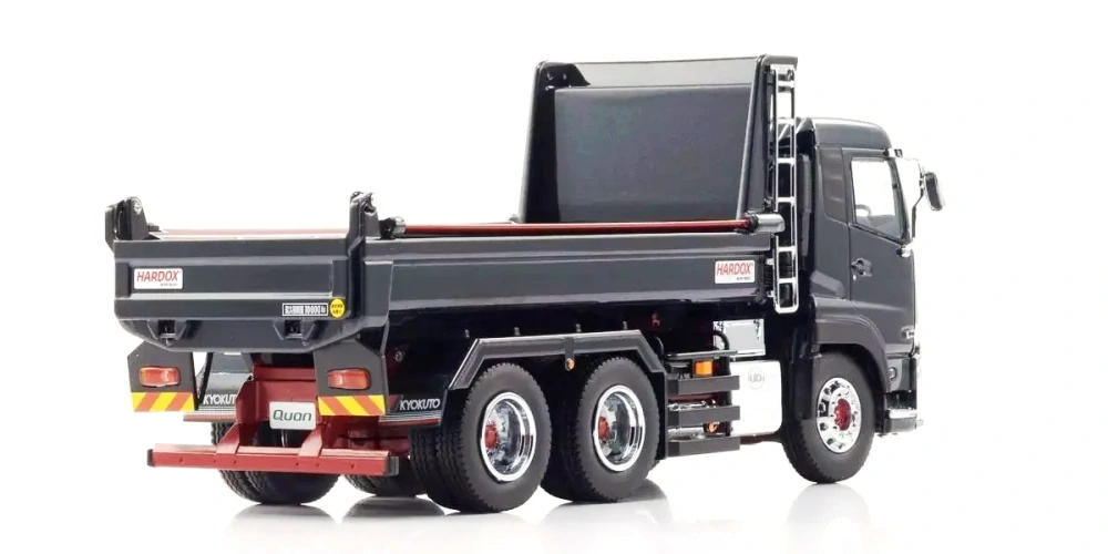 UD-Trucks Quon Kyokuto Dump Truck 2017 black 1:43 Kyosho