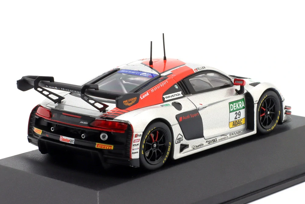Audi R8 LMS EVO II 5.2L V10 Team Land Motorsport #29 R.Feller DTM Race Oschersleben 2025 1:43 Ixo Models