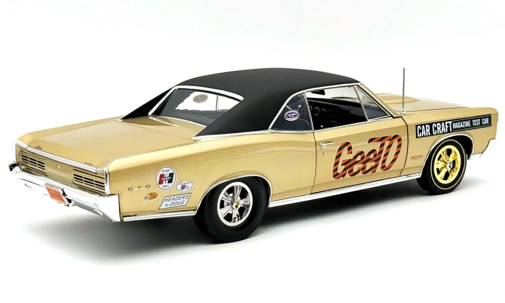 Pontiac GTO Car Craft Test Car 1966 brown 1:18 Acme Diecast