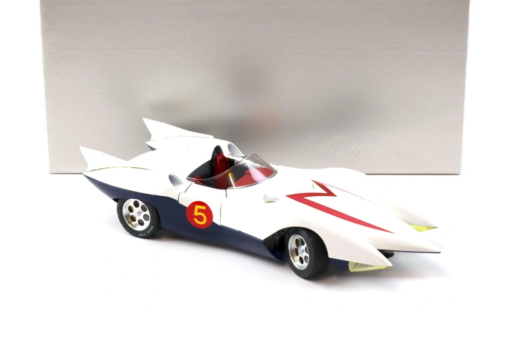 Hamilton Speed Racer Mach 5 white 1:18 Schwyn Haas