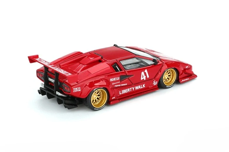 Lamborghini Countach LB-Works 2025 red 1:64 Mini GT