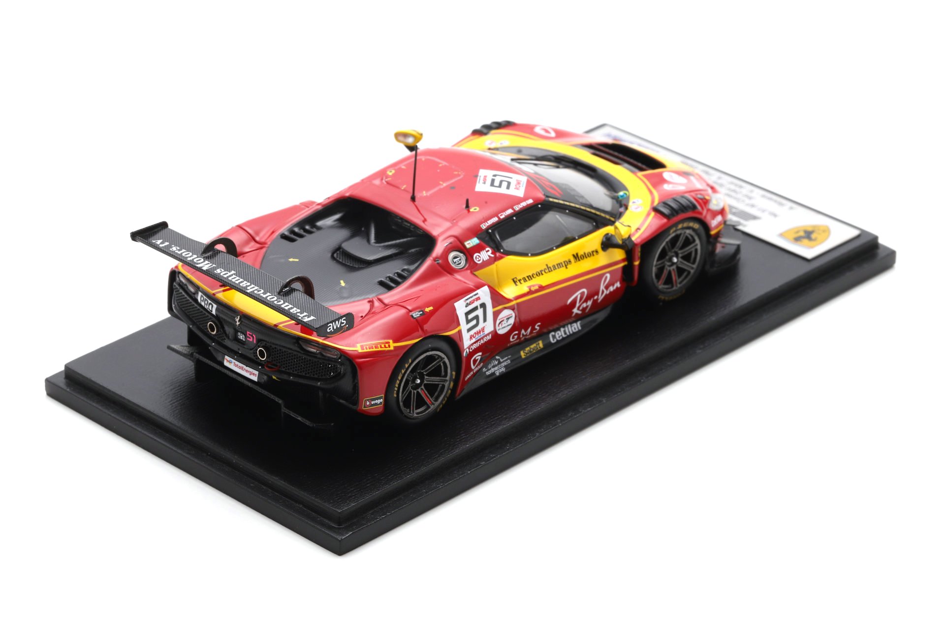 Ferrari 296 GT3 AF Corse #51 Rovera/Abril/P.Guidi Francorchamps Motors 24H Spa 2025 1:43 Look Smart