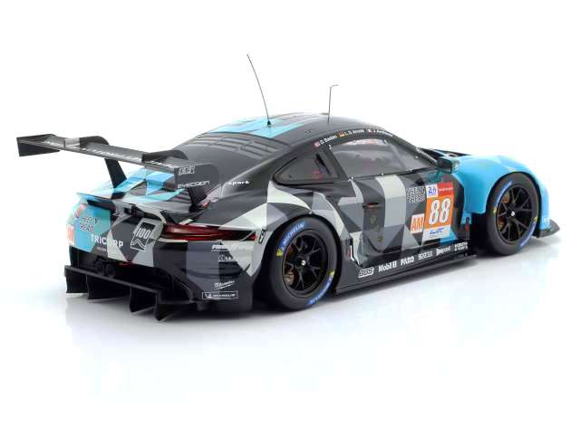 Porsche 911 RSR-19 Dempsey-Proton #88 Andlauer/Arnold/Bastien 24H Le Mans 2021 1:18 Ixo Models