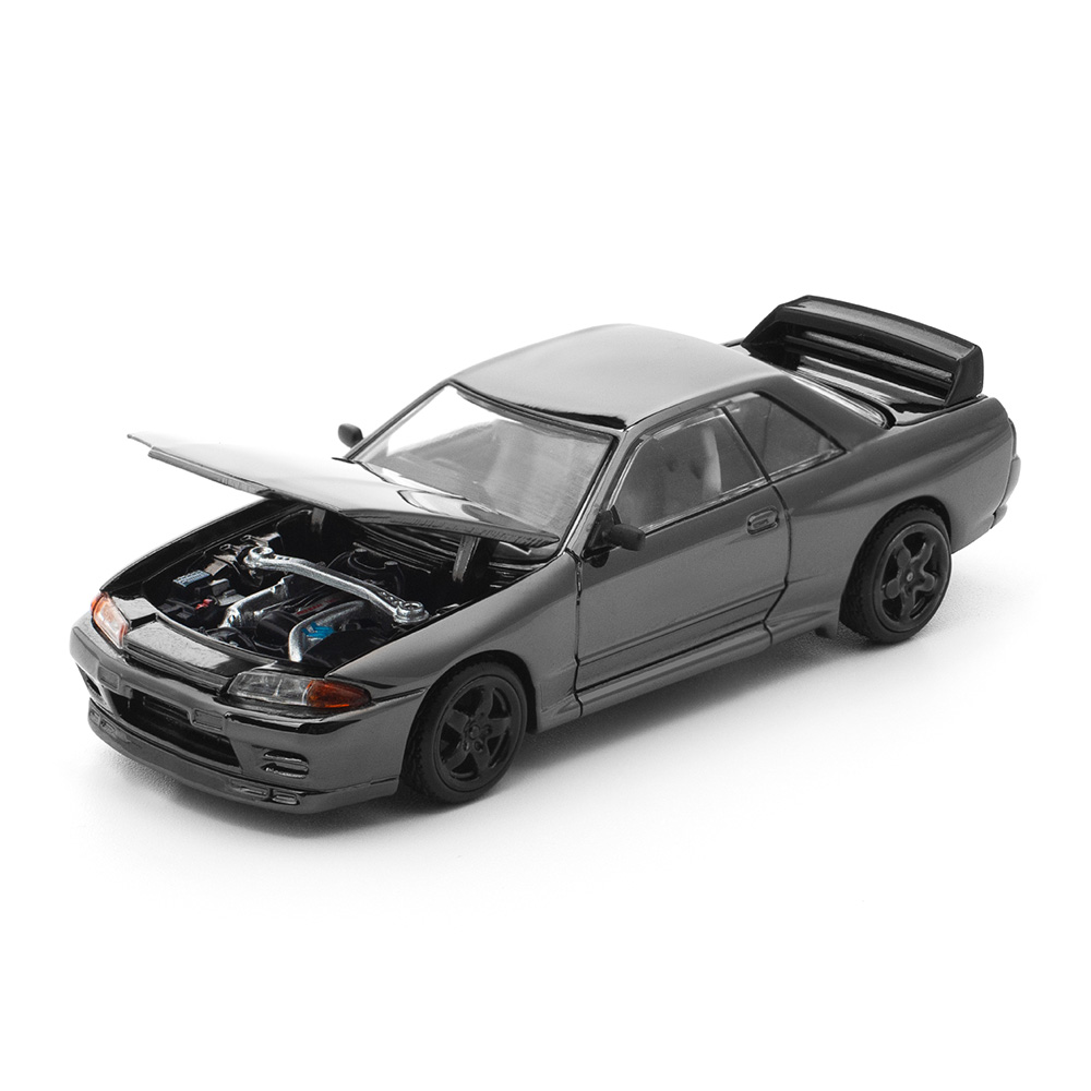 Nissan Skyline R32 GT-R *The Dark Chrome Series* dark chrome 1:64 Pop Race