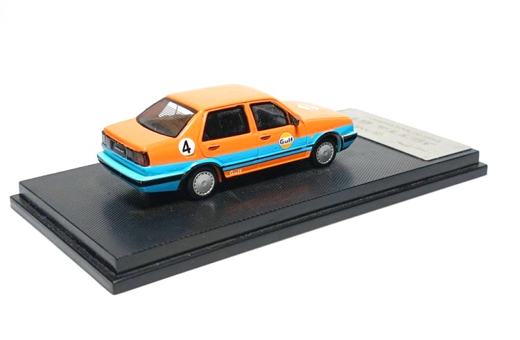 Volkswagen Jetta GT #4 *Gulf* orange/blue 1:64 My Model Collect