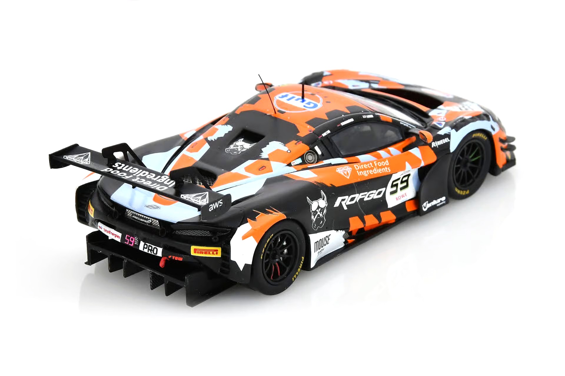 McLaren 720S GT3 EVO Garage 59 #59 Loake/Kirchhöfer/Goethe 6th 24H Spa 2025 1:43 Spark 