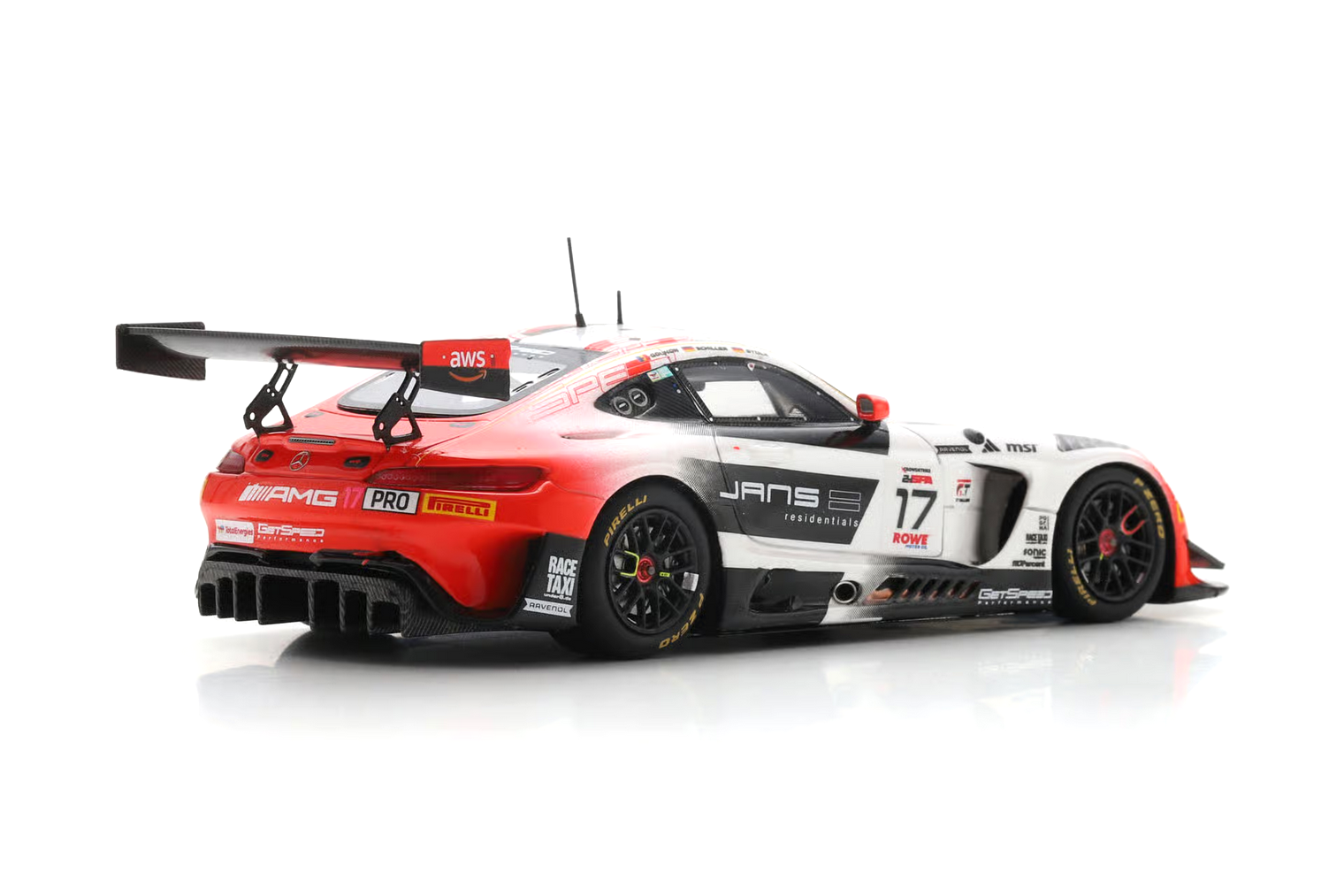 Mercedes-AMG GT3 EVO Team GetSpeed #17 Stolz/Gounon/Schiller 24H Spa 2025 1:43 Spark 