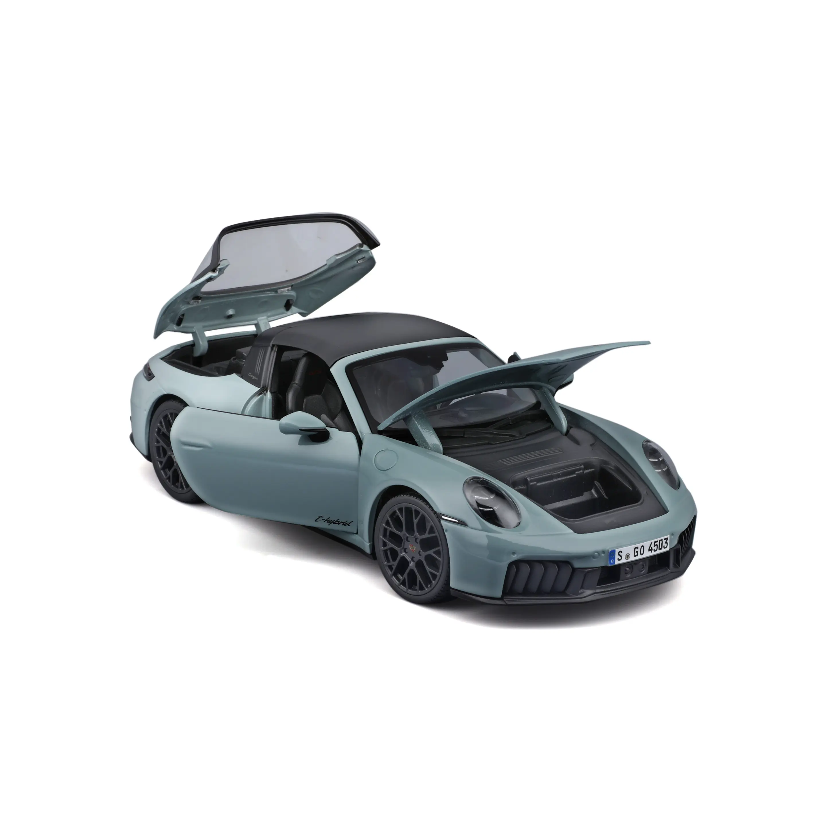 Porsche 911 992.2 Targa 4 GTS Hybrid 2025 green 1:18 Maisto