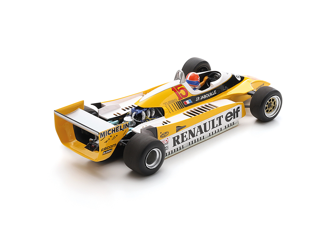 Renault RE20 #15 J.-P.Jabouille Winner Austrian GP 1980 1:18 Spark