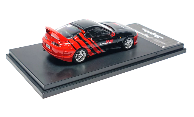 Toyota Supra JZA80 1994 *Advan* red/black 1:64 My Model Collect