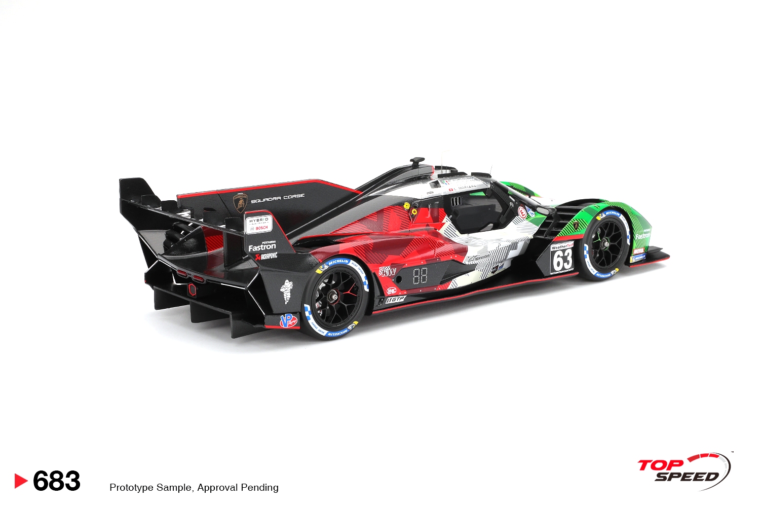 Lamborghini SC63 #63 Automobili Lamborghini Squadra Corse 24H Daytona 2025 1:18 TopSpeed Models