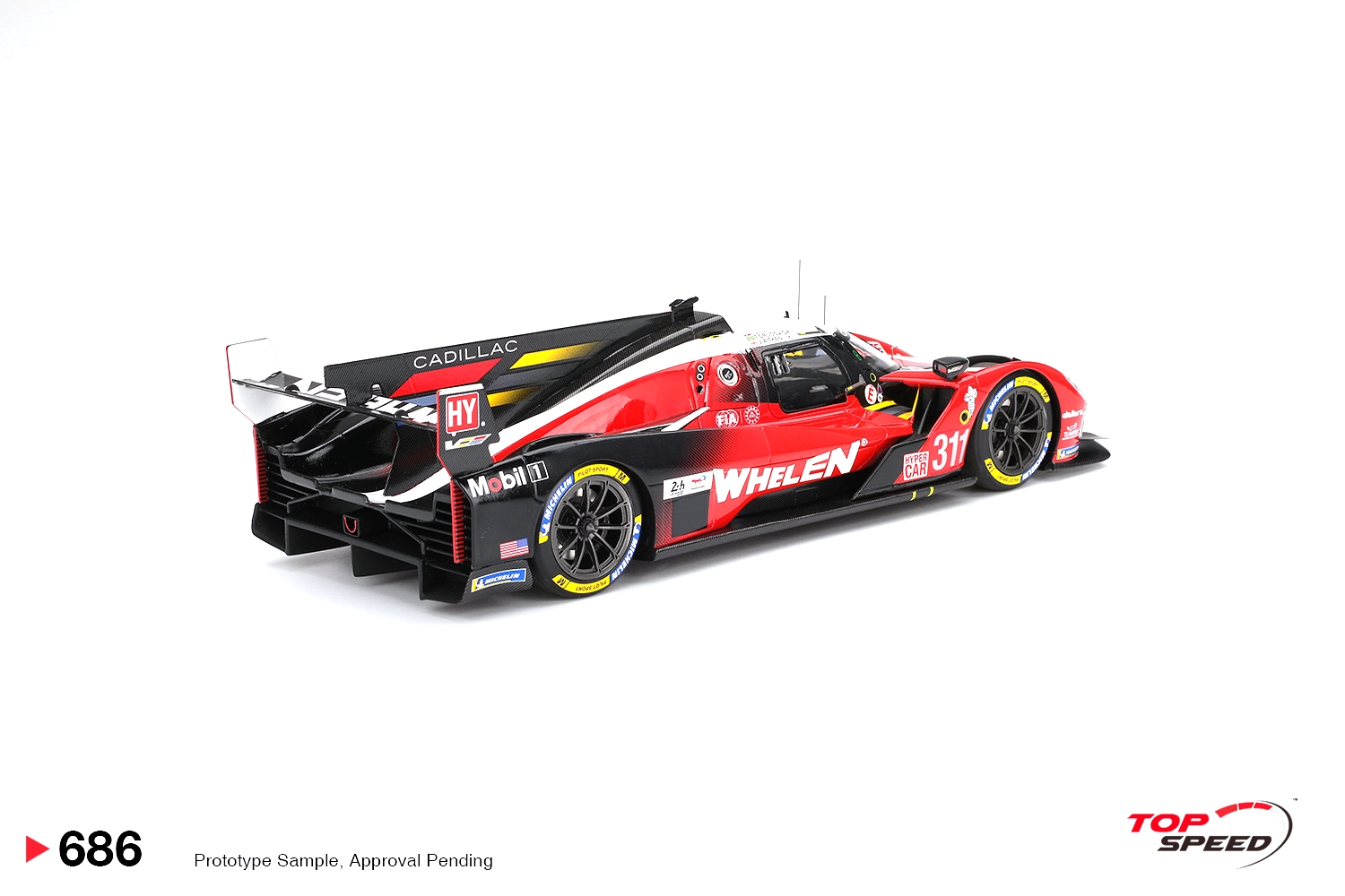 Cadillac V-Series.R #311 Cadillac Whelen 24H Le Mans 2025 1:18 TopSpeed Models