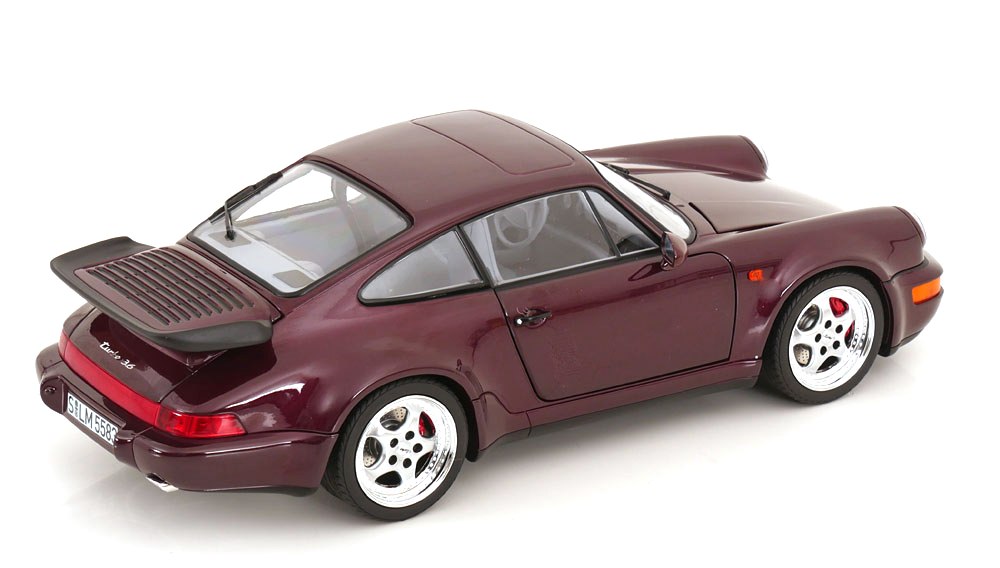 Porsche 911 (964) Turbo 3.6 1993 purple 1:18 Norev
