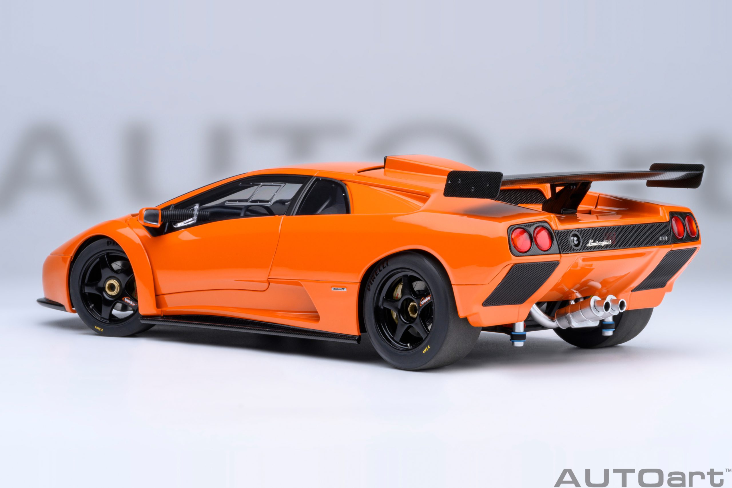 Lamborghini Diablo GT-R 1999 orange 1:18 AUTOart