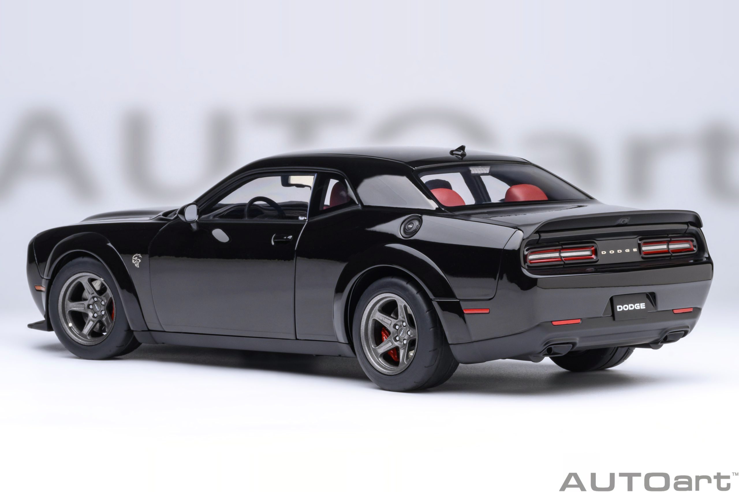 Dodge Challenger SRT Super Stock 2023 pitch black 1:18 AUTOart