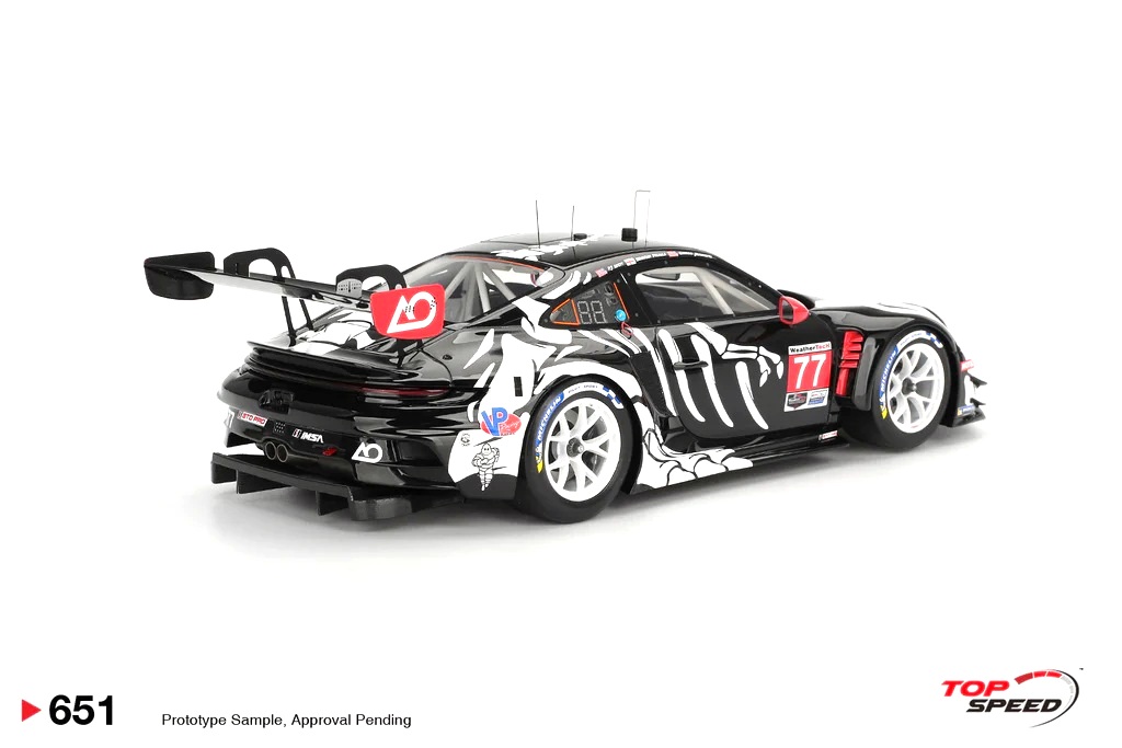 Porsche 911 992 GT3 R GTD PRO AO Racing #77 Petit Le Mans 2025 1:18 TopSpeed Models