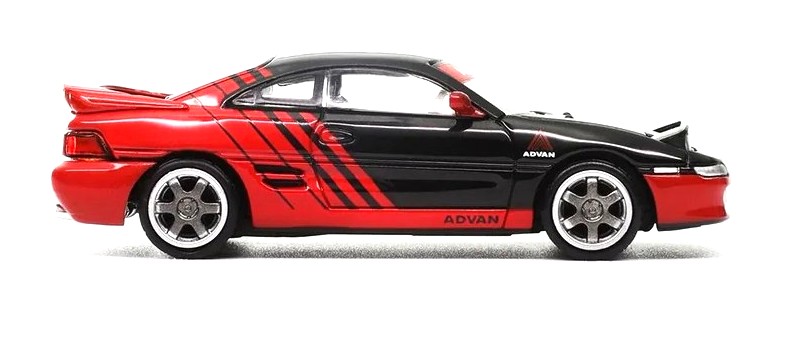 Toyota MR2 *Advan* red/black 1:64 DCT