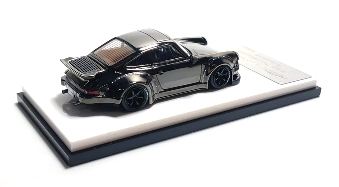Porsche RWB 930 Rauh Welt chrome gray 1:64 My Model Collect