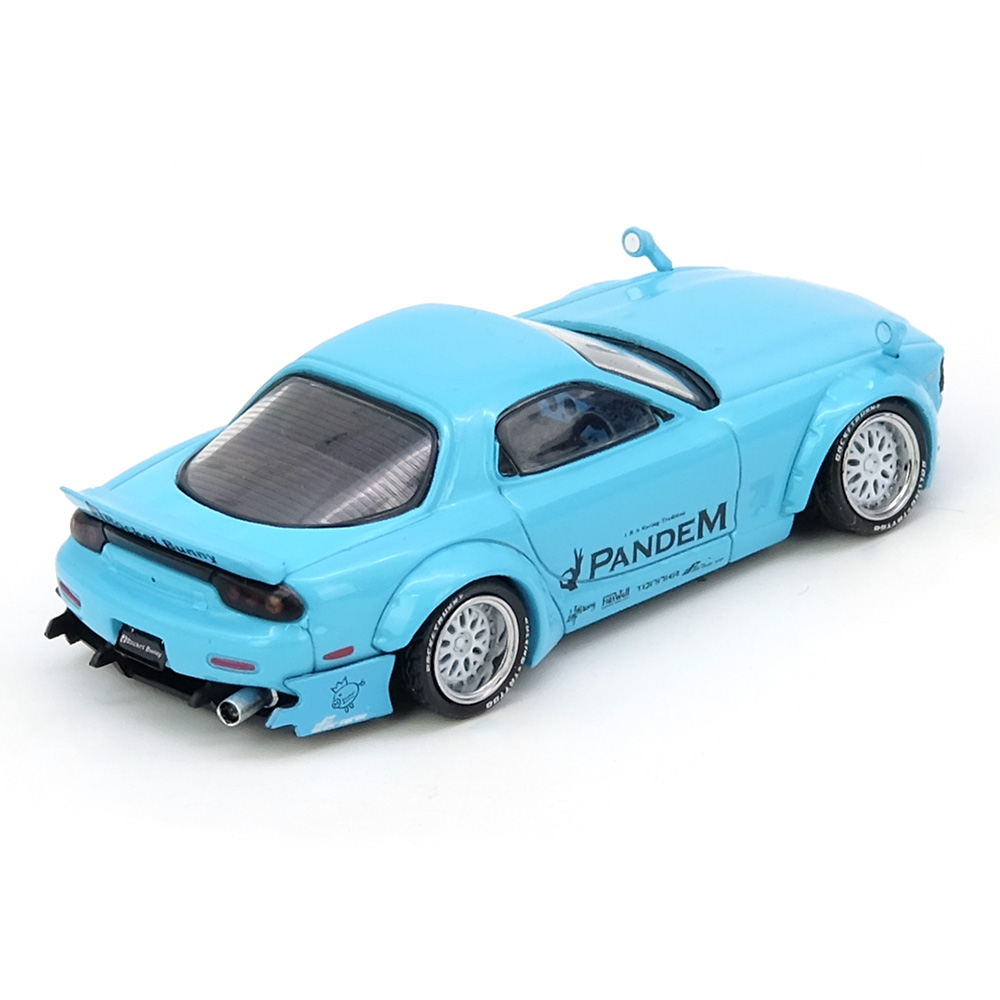 Mazda RX7 (FD3S) Pandem Rocket Bunny tiffany blue 1:64 Inno Models