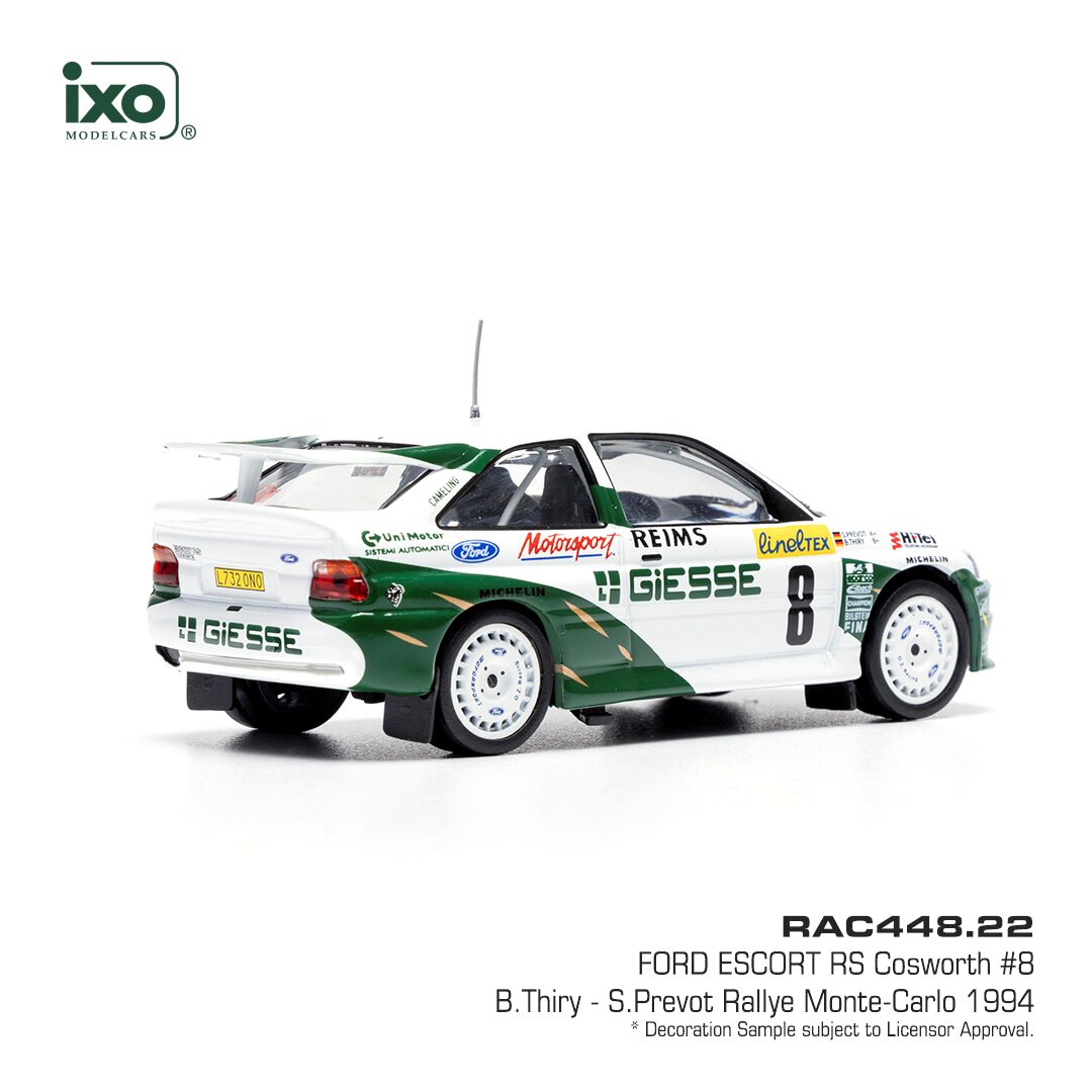 Ford Escort RS Cosworth #8 Thiry/Prevot Rallye Monte Carlo 1994 1:43 Ixo Models