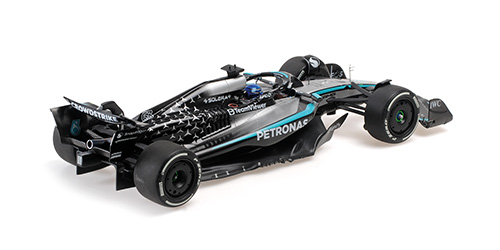 Mercedes-AMG Petronas F1 Team W16 E Performance #63 G.Russell Winner Singapore GP 2025 1:18 Minichamps