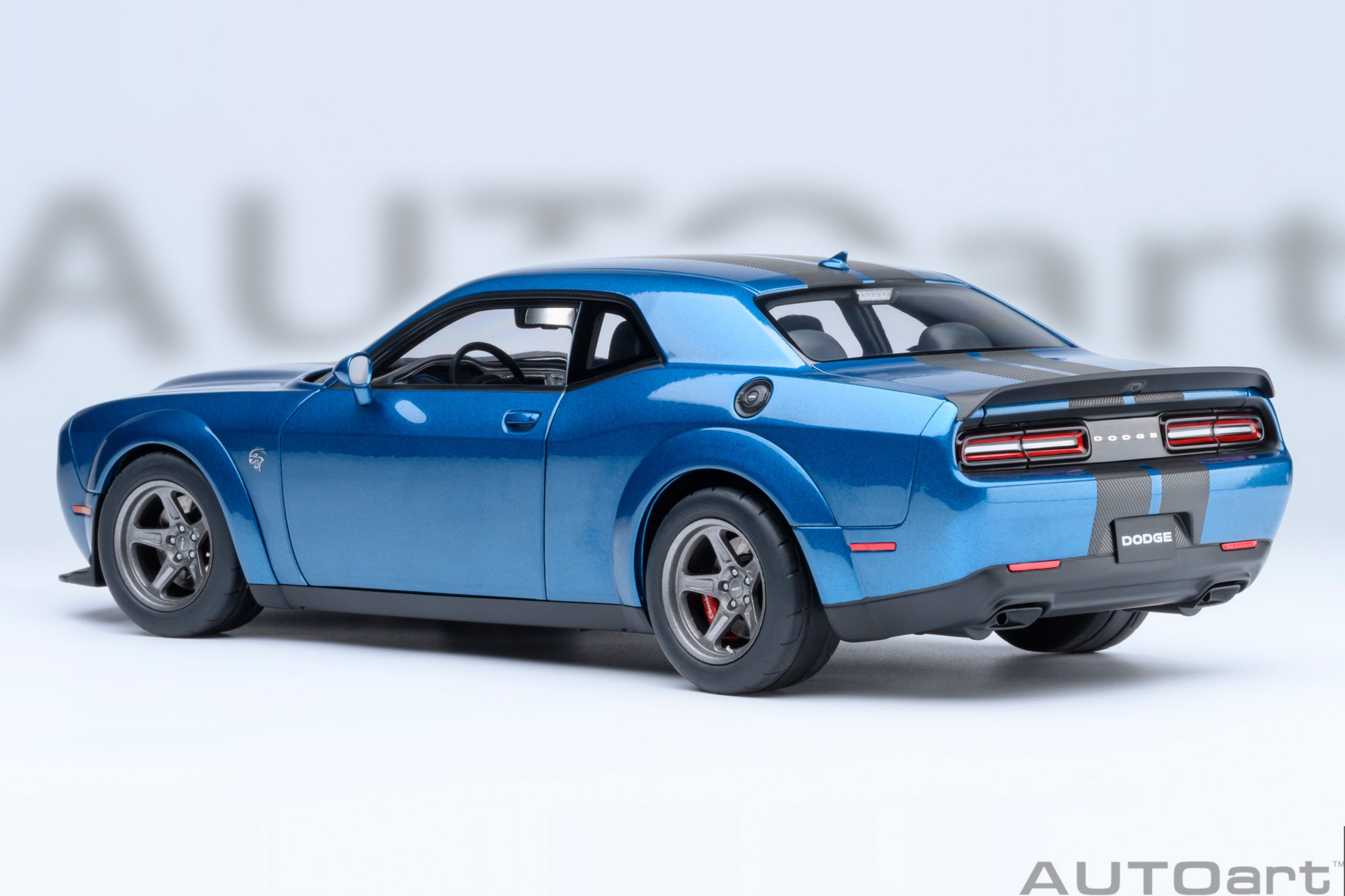 Dodge Challenger SRT Super Stock 2023 blue 1:18 AUTOart