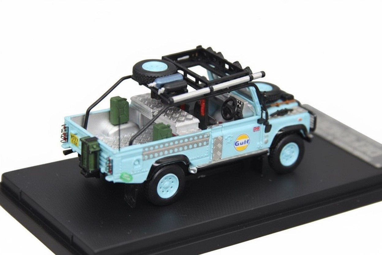 Land Rover Defender *Gulf* blue/orange 1:64 Street Weapon