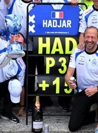 Visa Cash APP Racing Bulls F1 Team #6 I.Hadjar 3rd Dutch GP 2025 with Pit Board 1:43 Spark