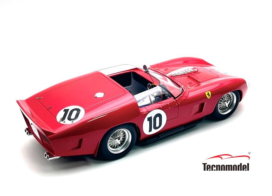 Ferrari 250 TR61 3.0L V12 Team SEFAC #10 Gendebien/Hill Winner 24H Le Mans 1961 1:18 Tecnomodel