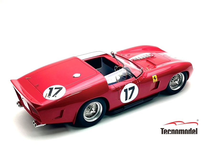 Ferrari 250 TR61 3.0L V12 Spider Team N.A.R.T. North American Racing #17 P.Rodriguez/R.Rodriguez 24H Le Mans 1961 1:18 Tecnomodel