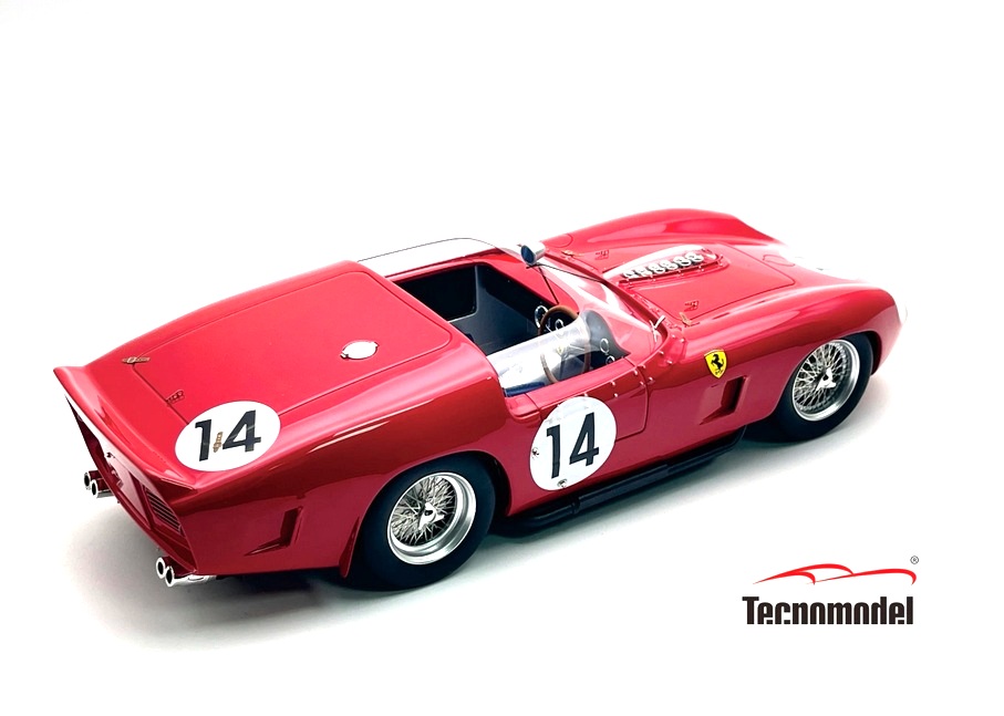Ferrari 250 TR61 3.0L V12 Spider Team SEFAC #14 Gendebien/Hill Winner 12H Sebring 1961 1:18 Tecnomodel