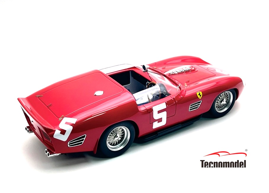 Ferrari 250 TR61 3.0L V12 Spider Team N.A.R.T. North American Racing #5 P.Rodriguez/R.Rodriguez 2nd 1000KM Nürburgring 1961 1:18 Tecnomodel