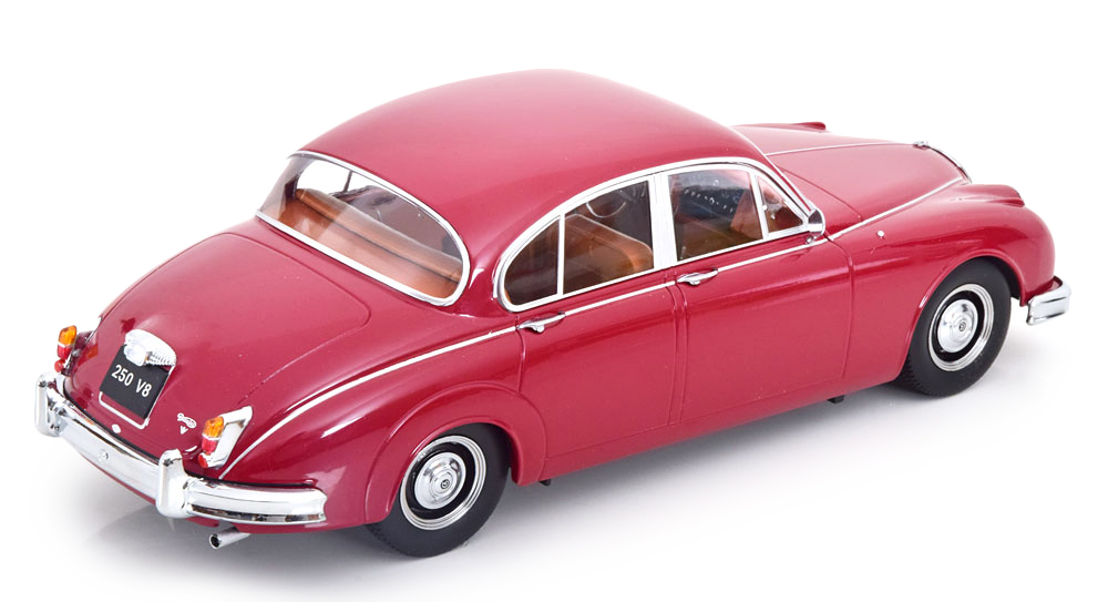 Daimler 250 V6 LHD 1962 red/brown interior 1:18 KK Scale