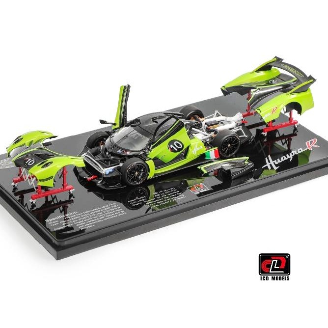 Hood Holder red 1:43 LCD Model