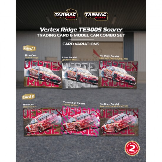 Toyota Ridge TE3005 Soarer Vertex red 1:64 Tarmac