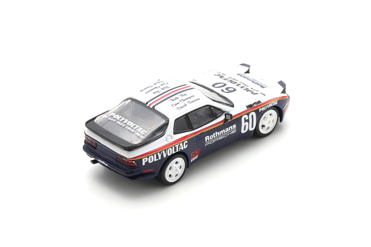 Porsche 944 Upright Headlights #60 Turbo Cup 1987 1:64 Tiny Toys