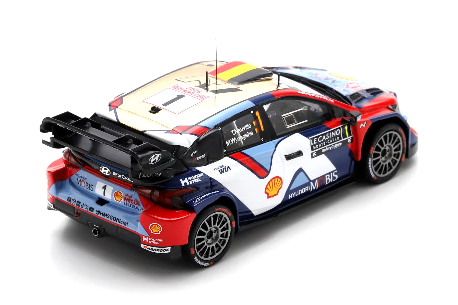 Hyundai i20N Rally1 #1 Neuville/Wydaeghe Rally Monte Carlo 2025 1:43 Spark